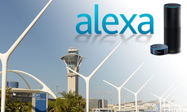 Ask Alexa information about LAX